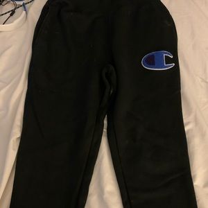 Black champion sweatpants